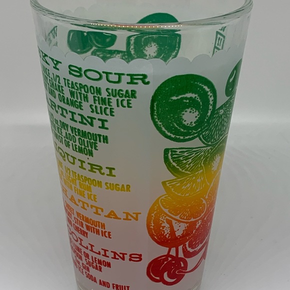 Vintage MCM Cocktail Barware Federal Glass - Picture 4 of 6